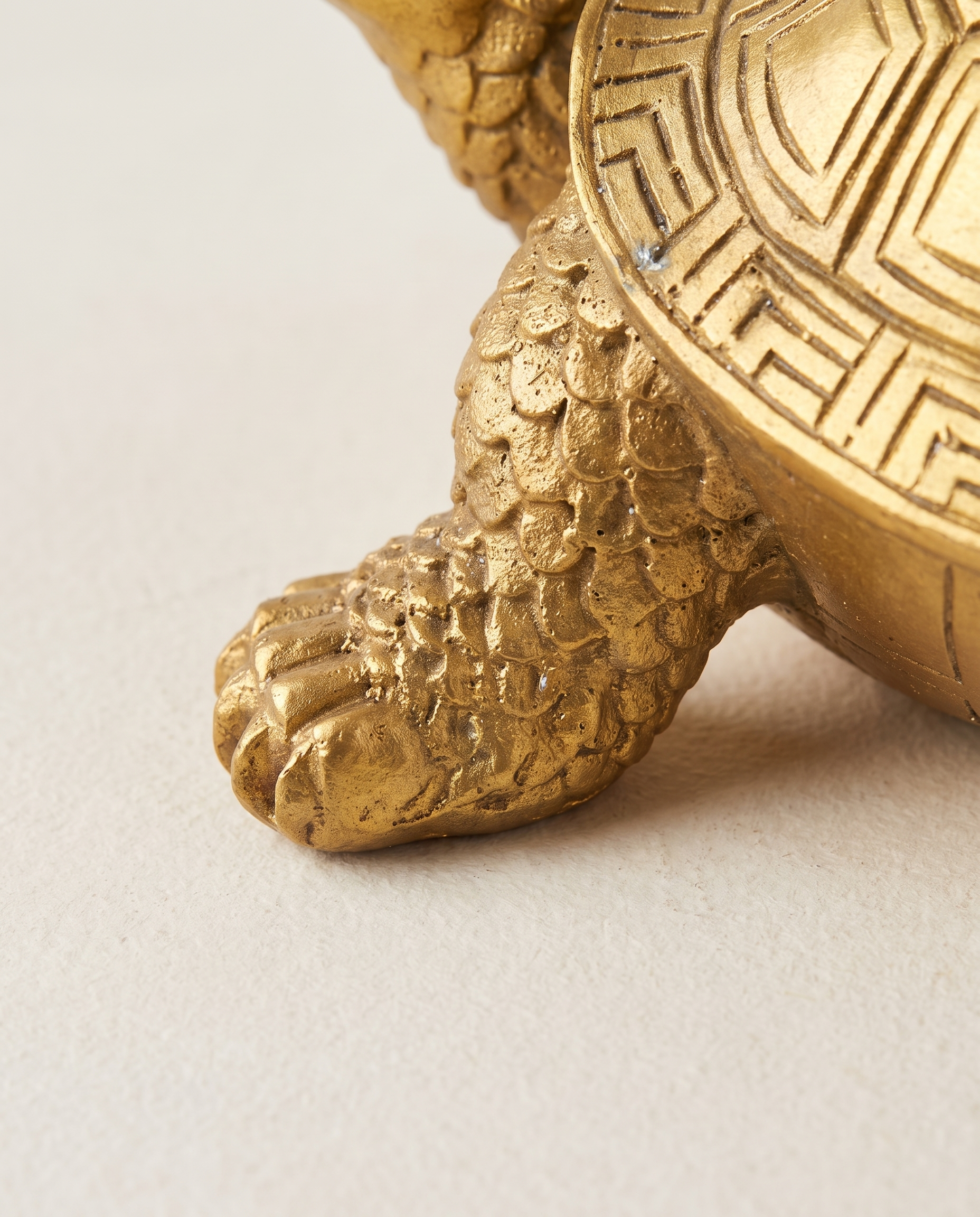 Brass Dragon Turtle With Wulou photo 5