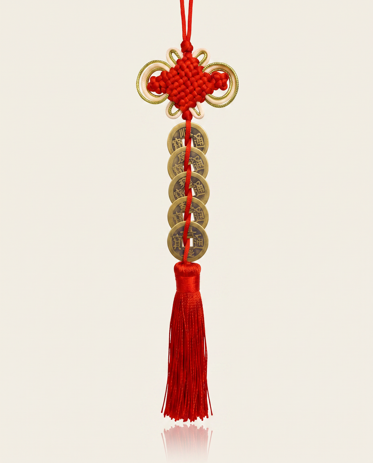 Five Emperor Coins Charm