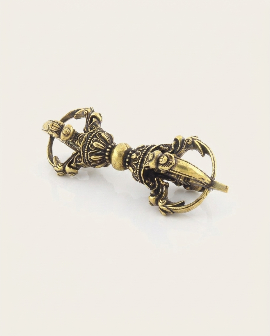 Tibetan vajra dorje - studio photo