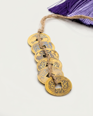 Six emperor coins - studio photo