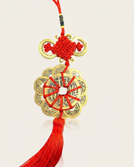 Ten emperor coins charm - studio photo