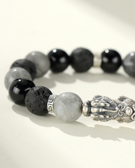 Legacy | Pixiu Dragon Obsidian Bracelet photo 2