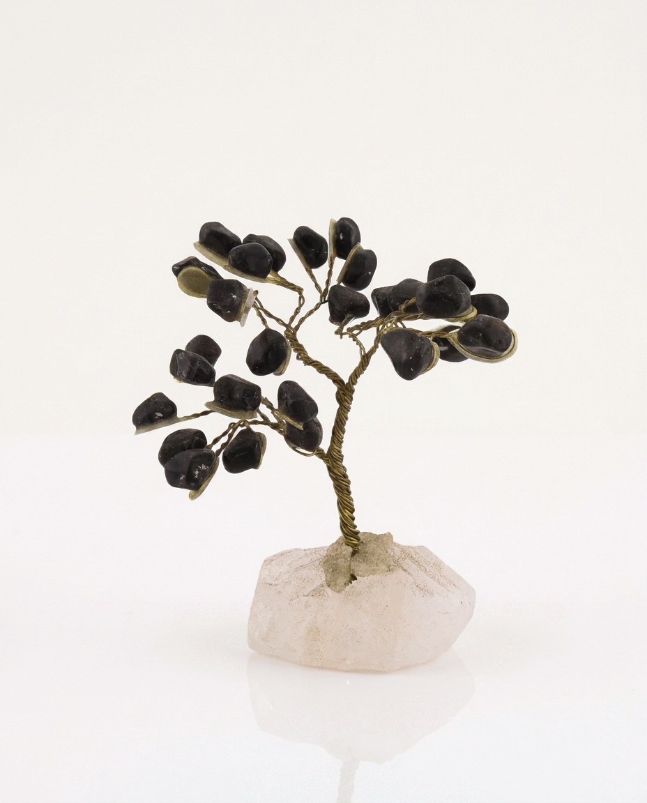 Mini Crystal Tree — Black