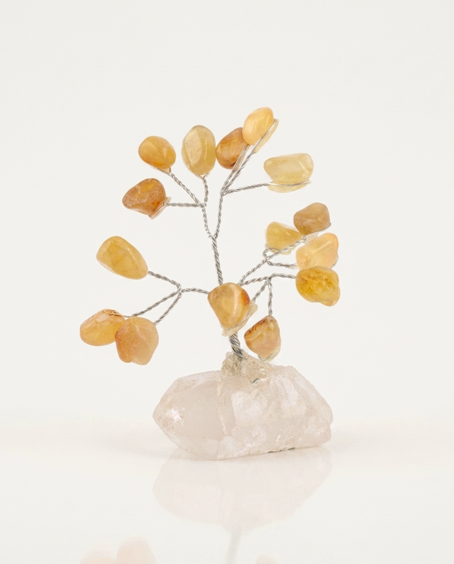 Mini Crystal Tree — Orange