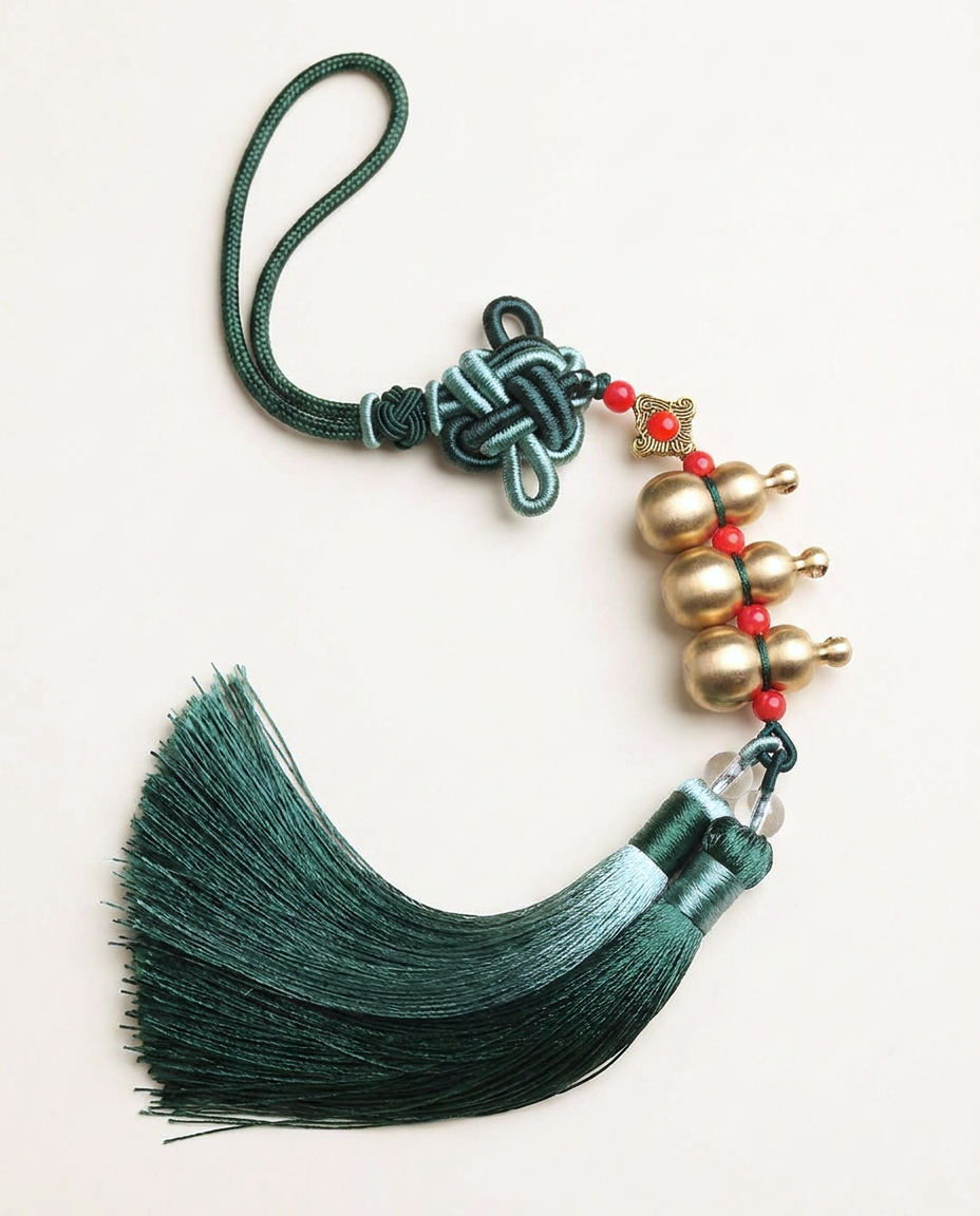 Hulu Health Charm — Triple Green