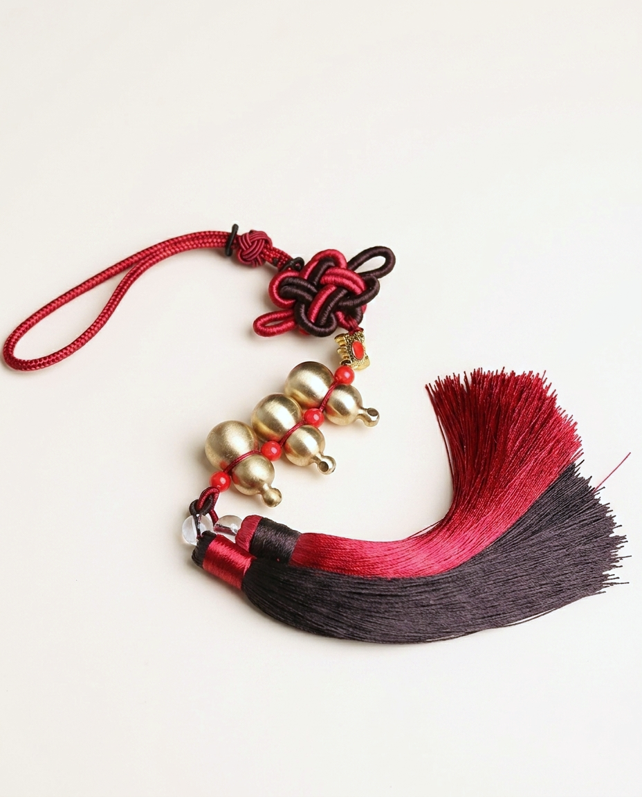 Hulu Health Charm — Triple Red