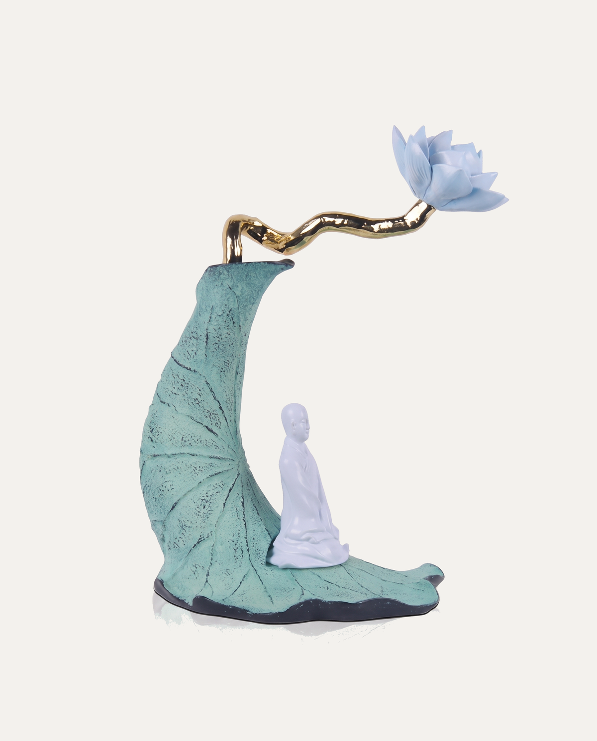 Monk Beneath a Lotus Leaf hero