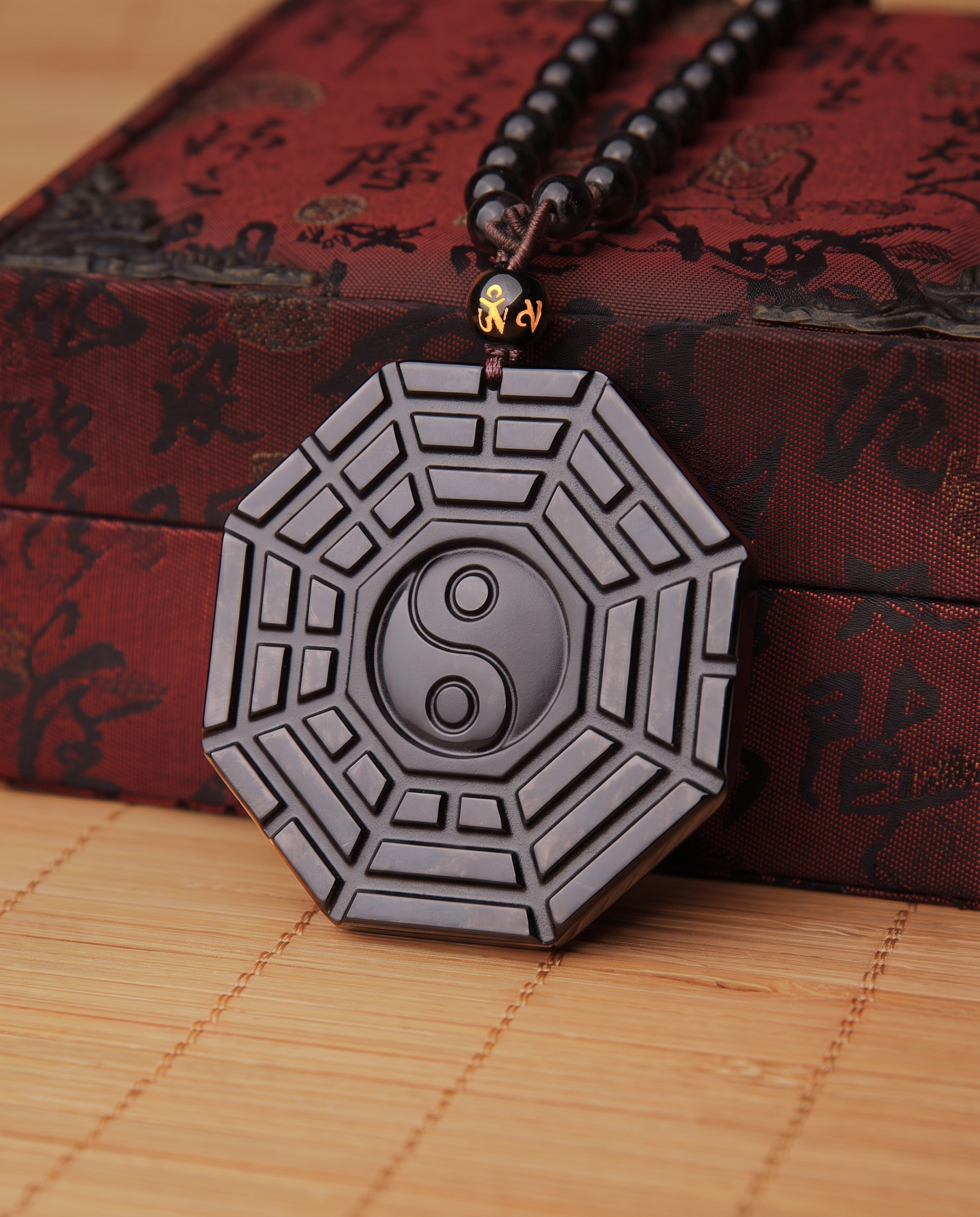 Obsidian Bagua Necklace photo 2