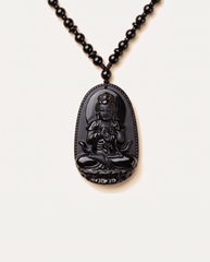 obsidian guardian buddha necklace vairocana