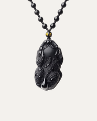 Obsidian Pixiu Necklace