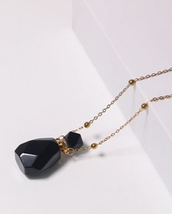 Obsidian Potion Bottle Necklace photo 2