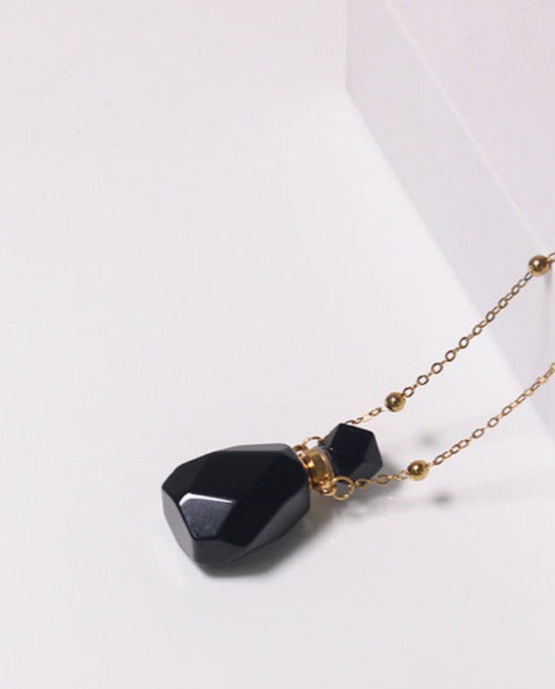 Obsidian Potion Bottle Necklace photo 6