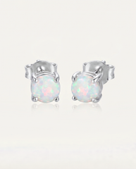 Solid Australian Opal Stud Earrings photo 3