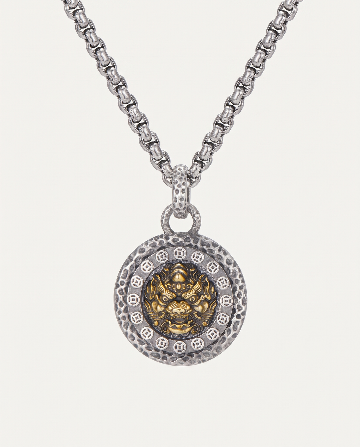 Pixiu titanium steel necklace