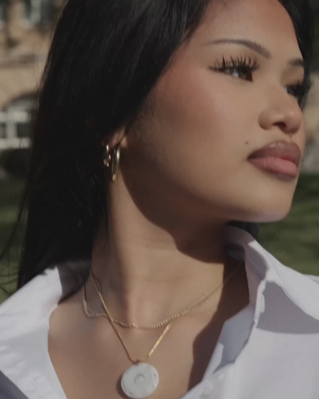 Jade Bagua Necklace video