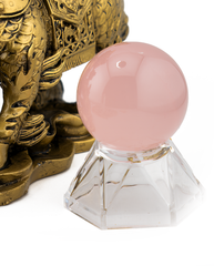Rose Quartz Crystal Ball photo 2