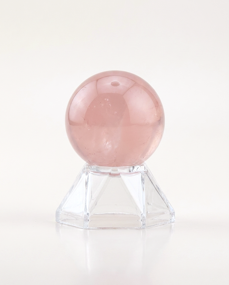 Rose Quartz Crystal Ball