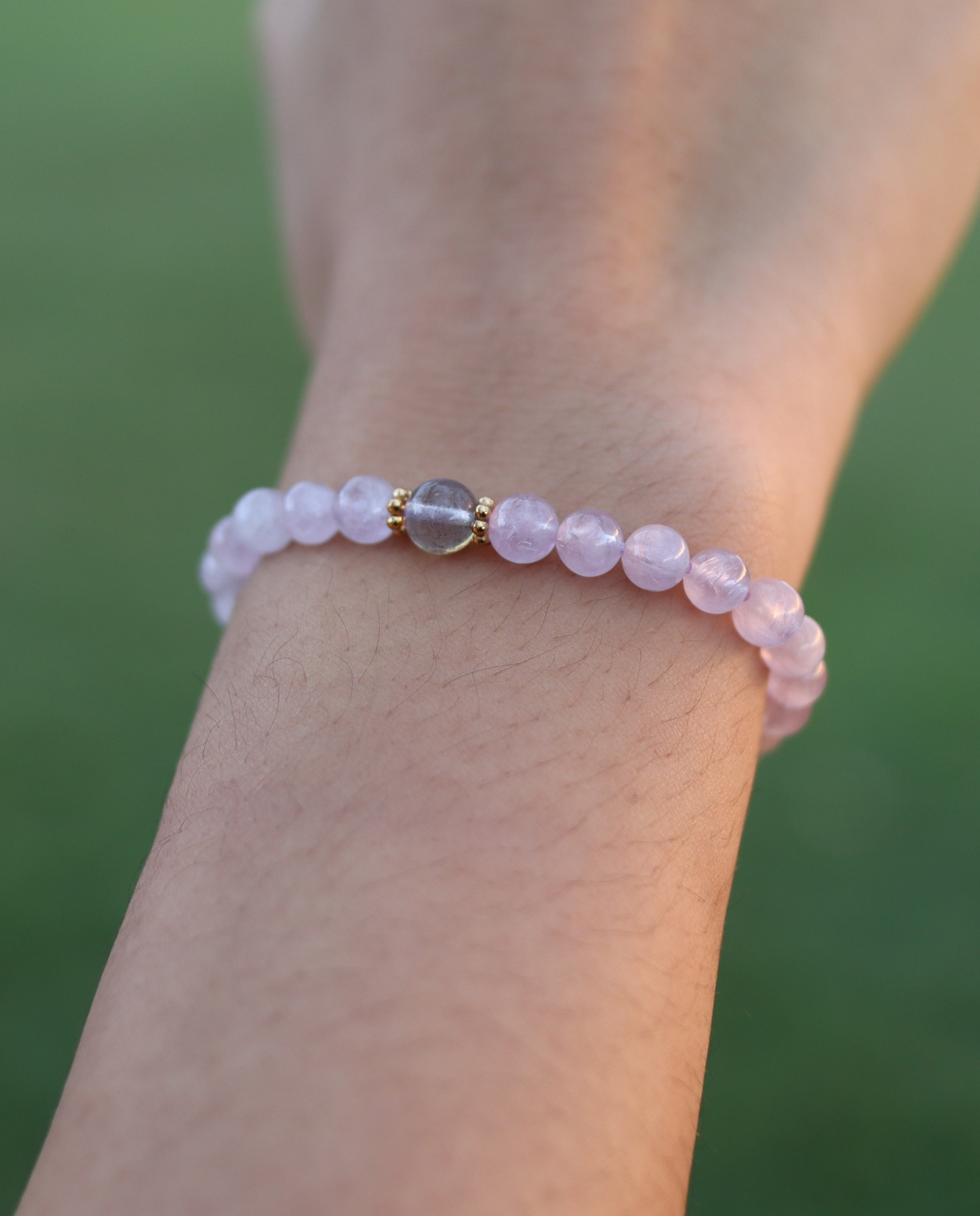 Rose Quartz & Labradorite Bracelet photo 3