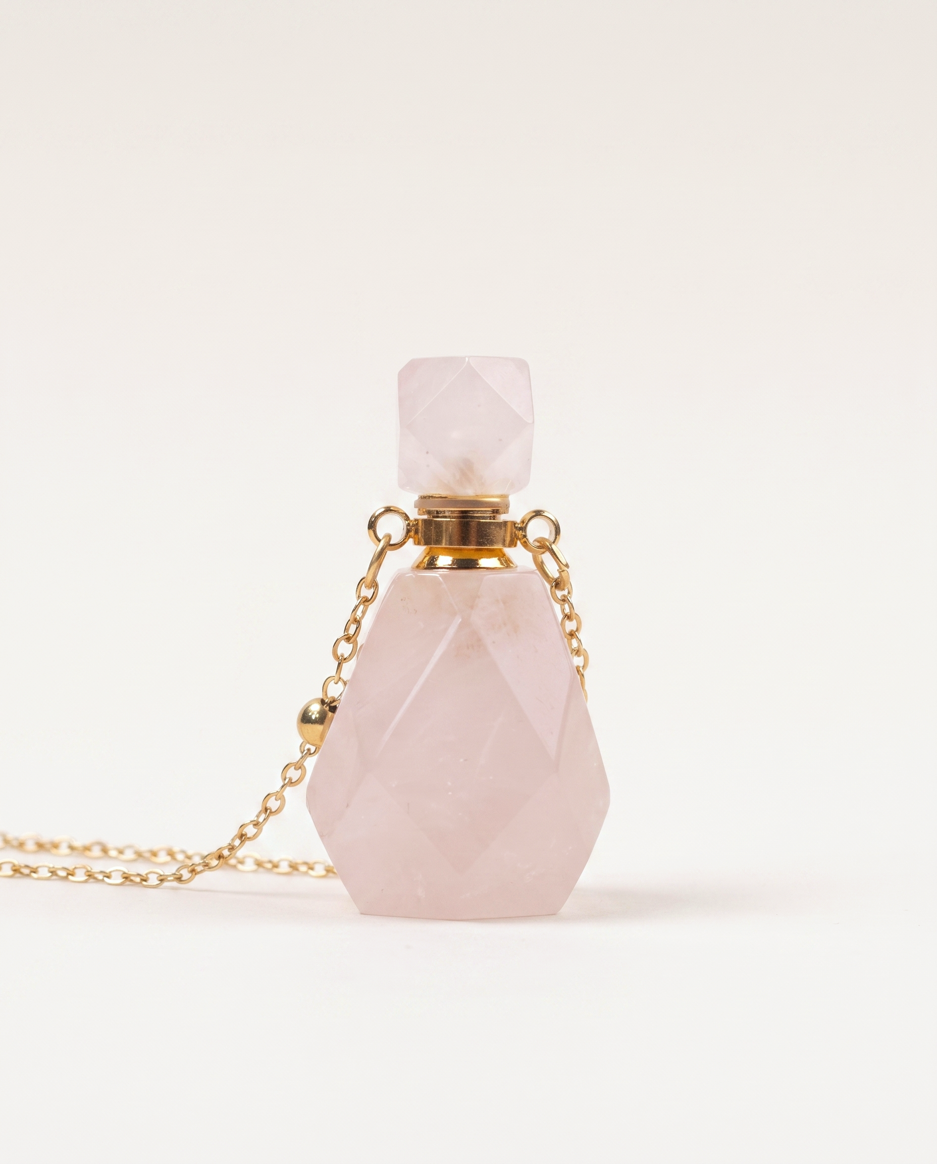 Rose Quartz Potion Bottle Necklace photo 6