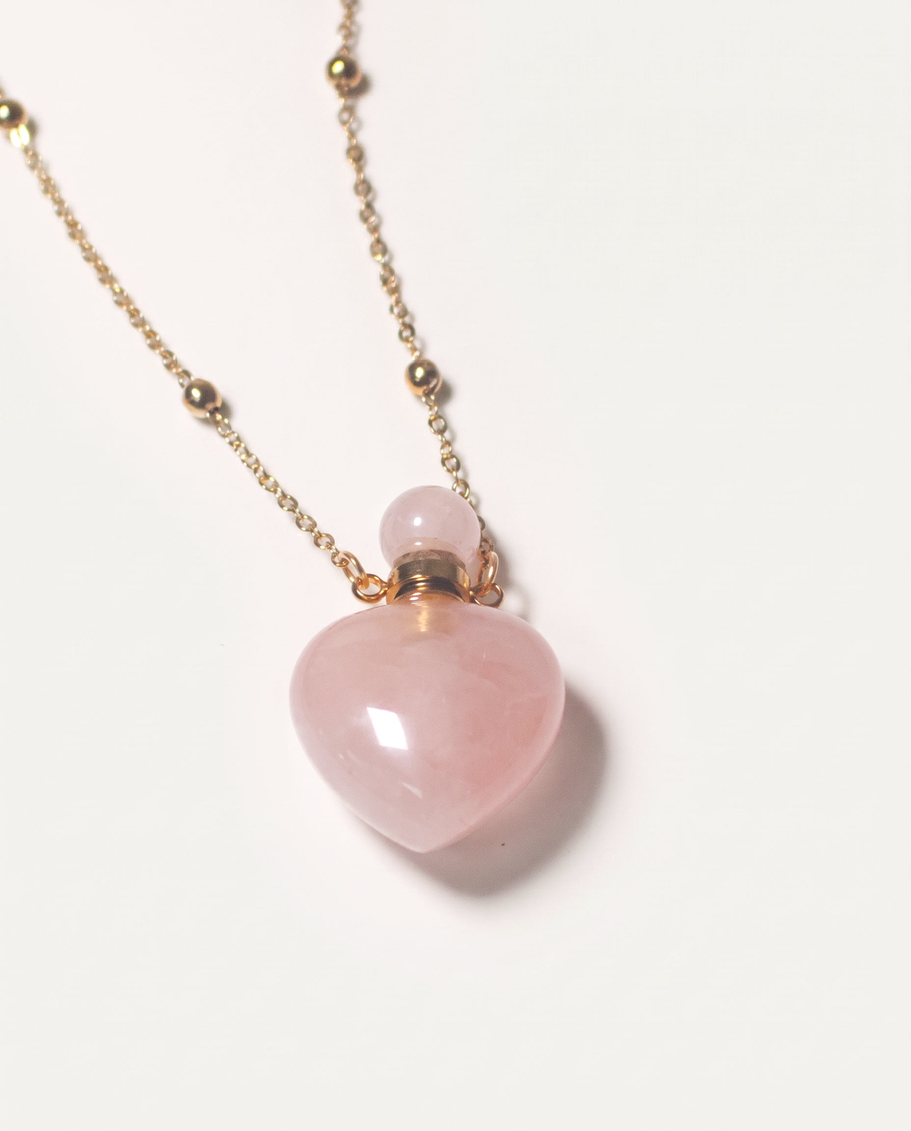 Rose Quartz Potion Bottle Necklace photo 7