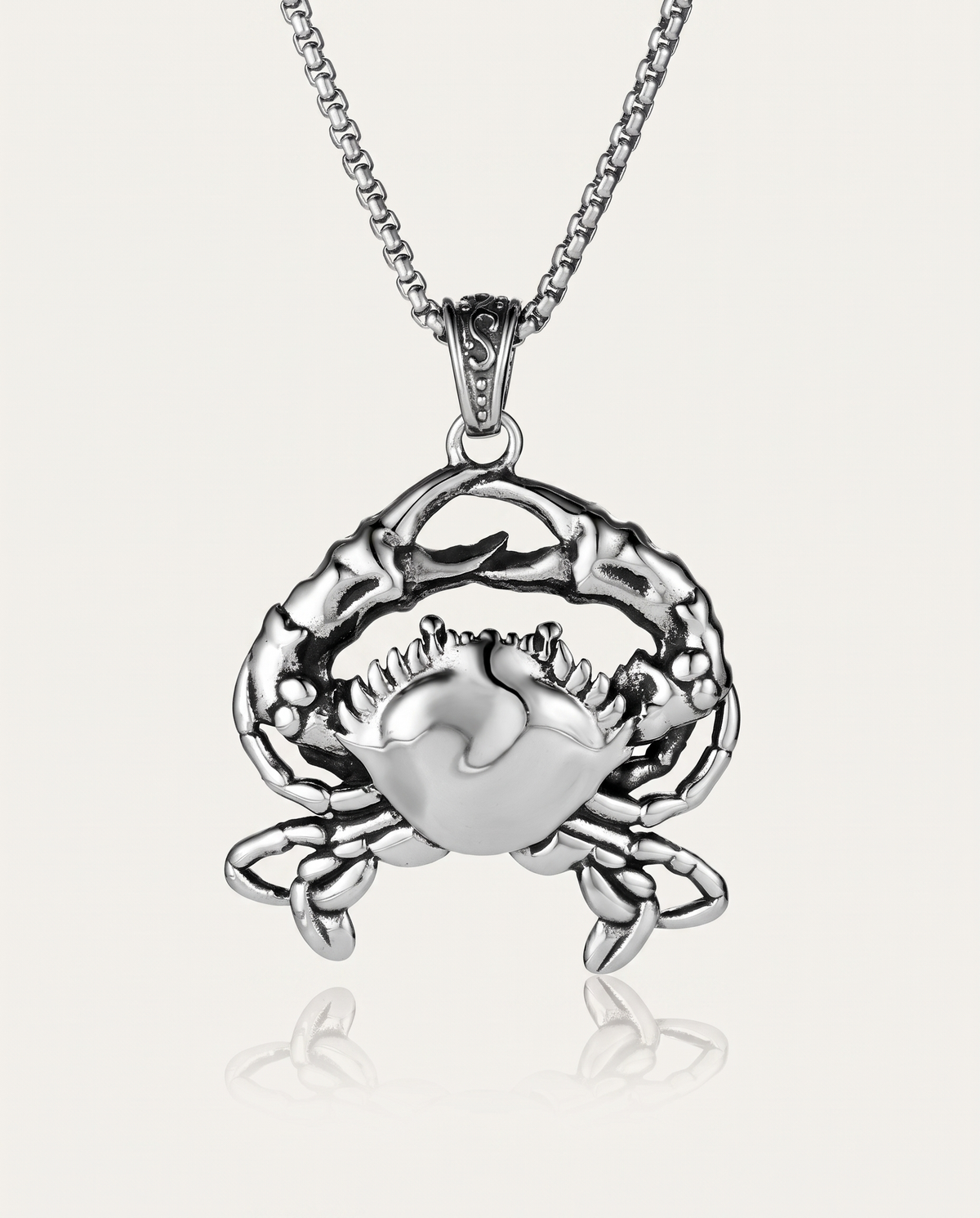 Steel Crab Pendant