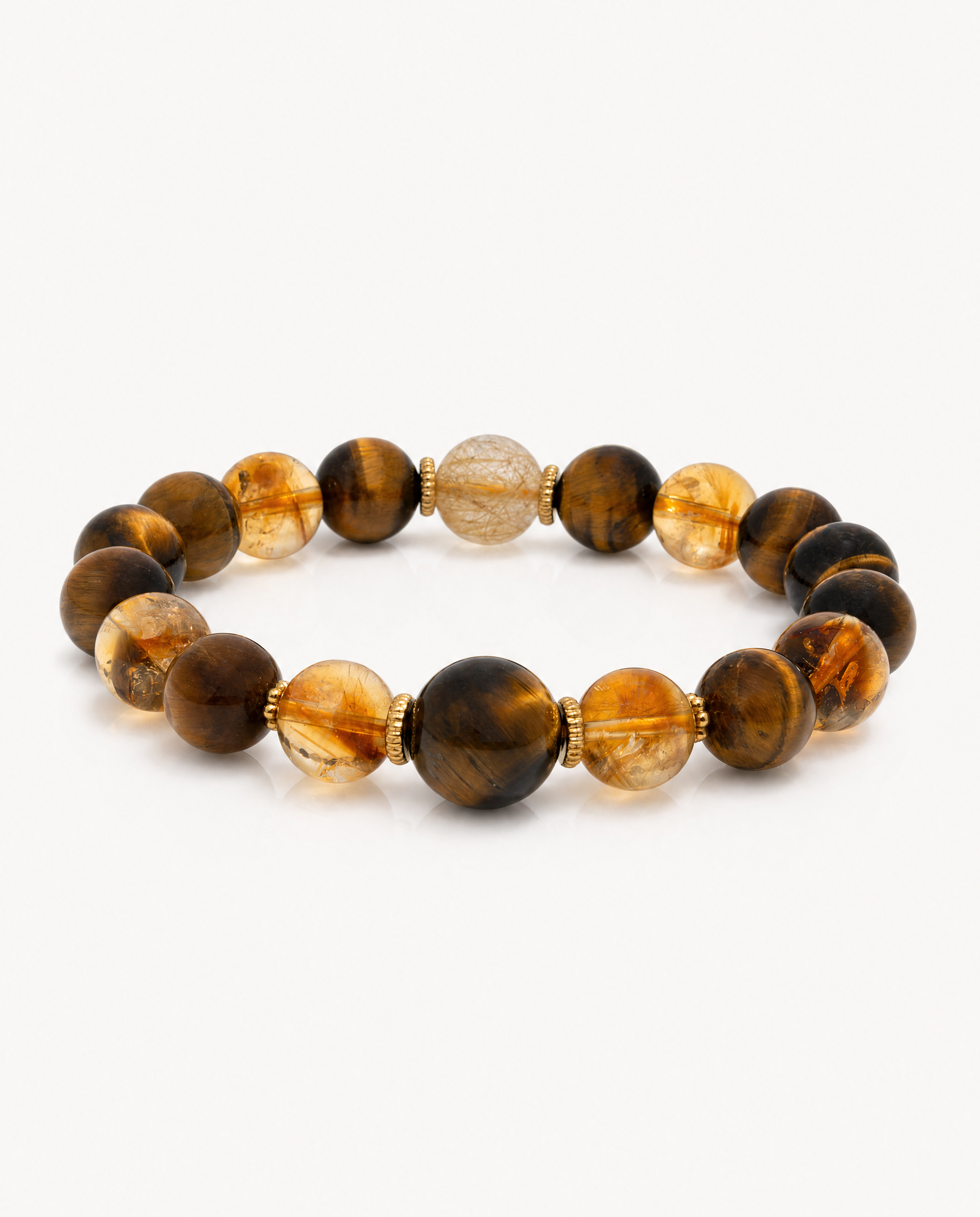 Tiger Eye & Citrine Bracelet studio hero