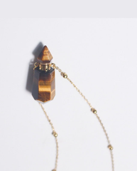 Tiger Eye Potion Bottle Necklace photo 2
