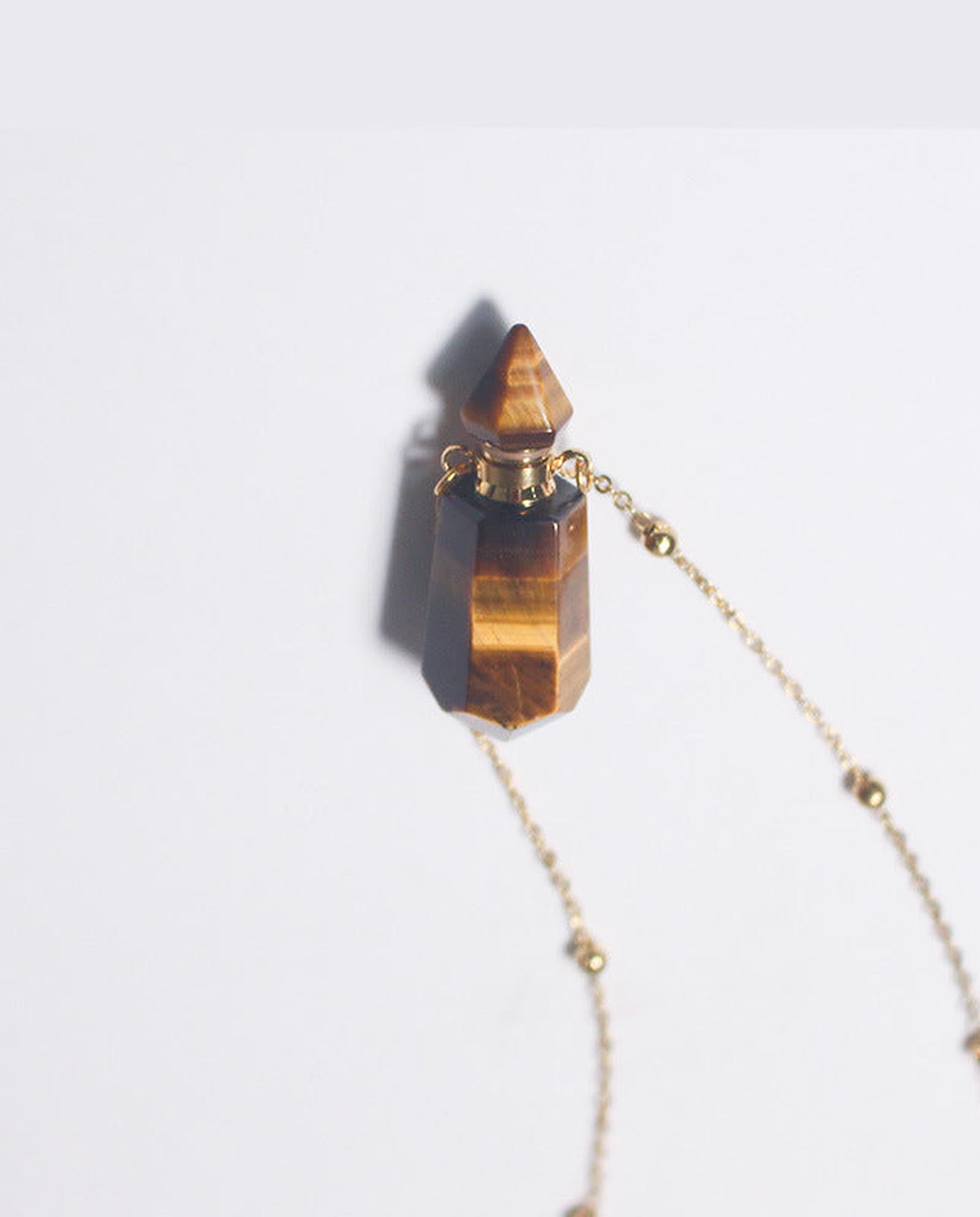 Tiger Eye Potion Bottle Necklace photo 6