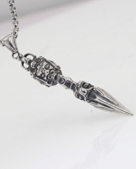 Vajra phurba pendant detail