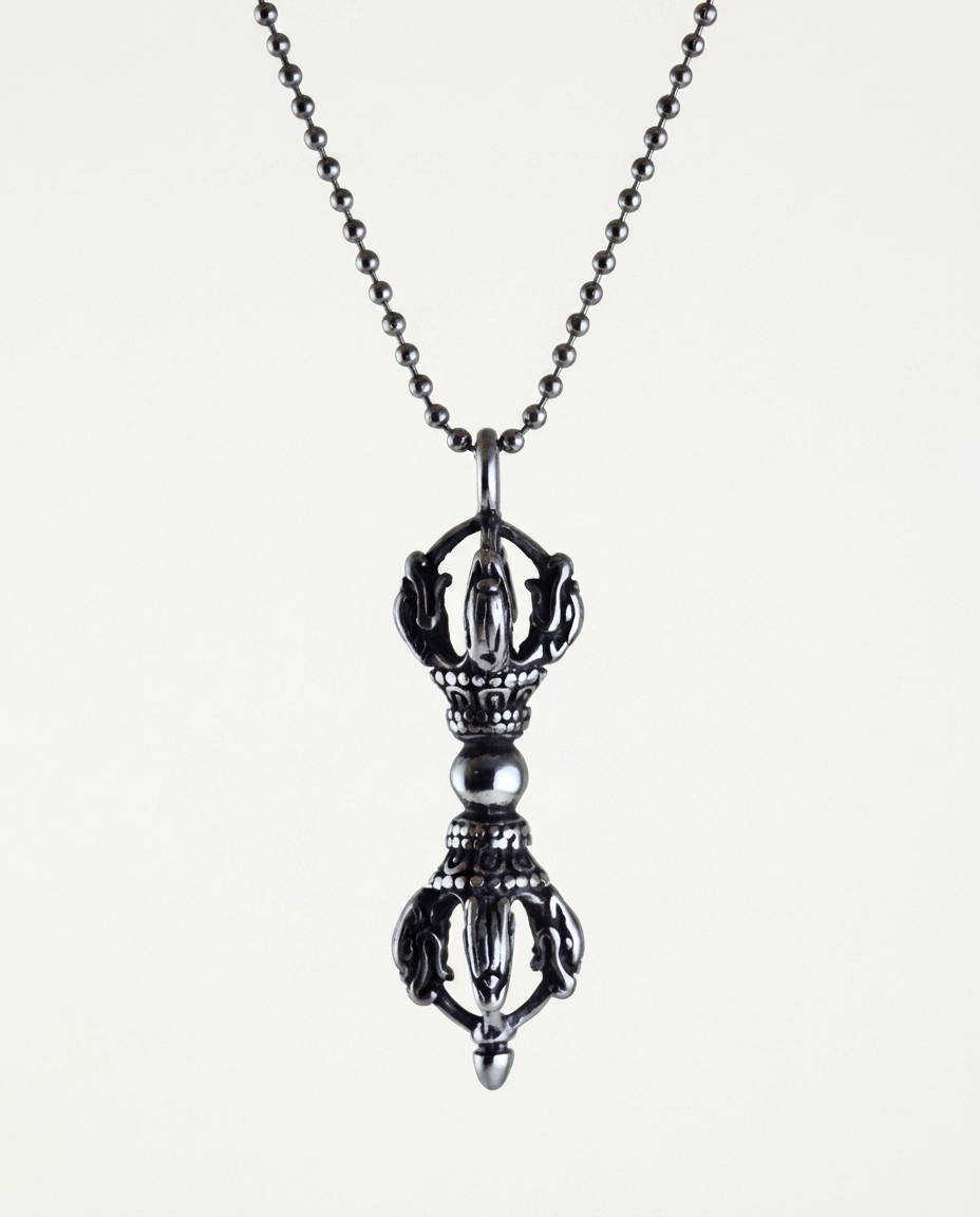Titanium Protection Necklace — Style F Vajra