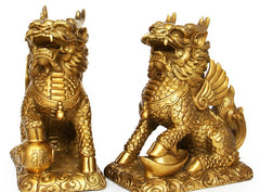 Brass Chi Lin - Pair