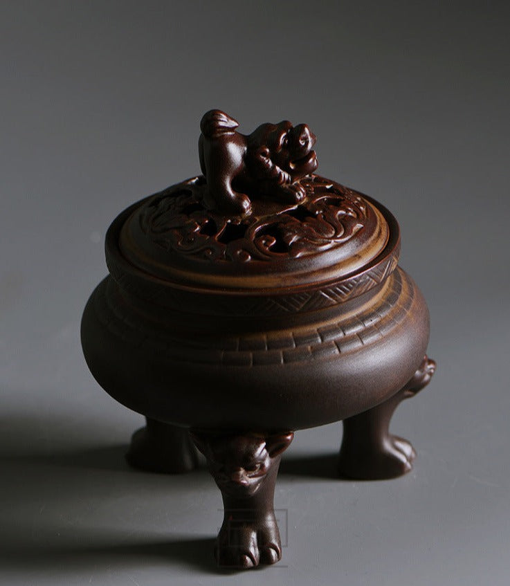Brown Incense Burner