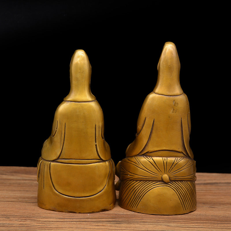 Brass Guan Yin Statue