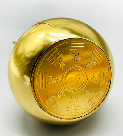 Blessed and Consecrated Feng Shui Brass Hulu Calabash for Protection & Prosperity