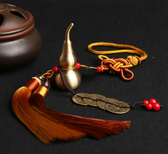 Hulu Charm with Five Emperor Coins