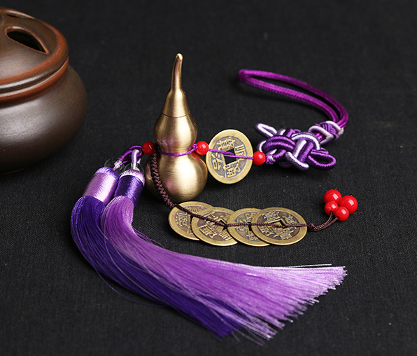Hulu Charm with Five Emperor Coins